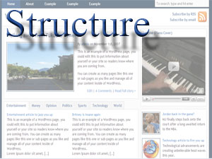 Wordpress Structure Theme