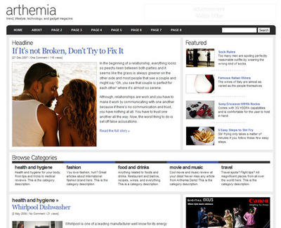 Arthemia WordPress Theme Demo